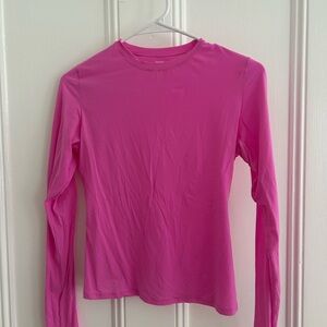 SKIMS Fuchsia Long Sleeve Tee